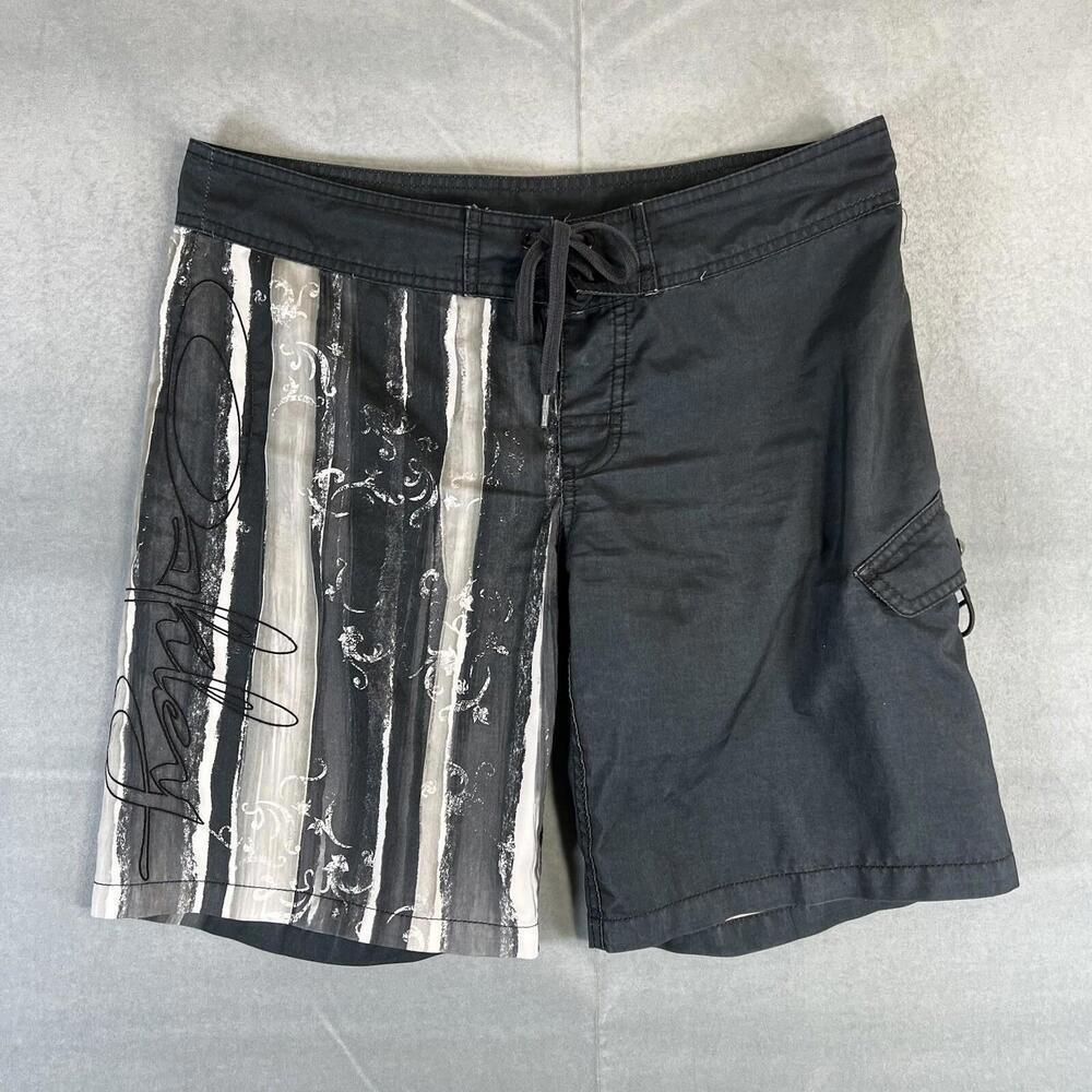Vintage Oakley Board Short Men's 32 Unlined Swim Trunks 2000s Spell Out Logo Y2K